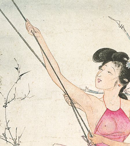 监利-胡也佛的仕女画和最知名的金瓶梅秘戏图